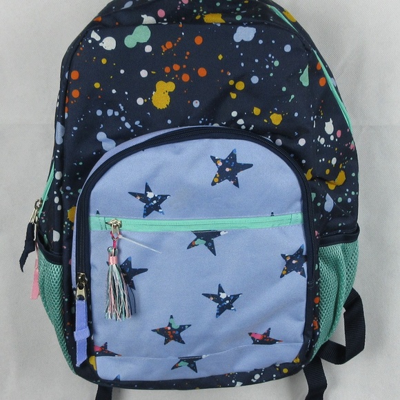 17 Splatter Star Cat /& Jack Kids Backpack